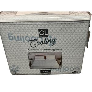 Comfort Lab Cooling Mattress Protector King NEW 78x80 Breathable Waterproof